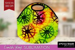 Halloween Lunch Bag - Tie Dye Lunch Bug PNG Sublimation Product Image 1
