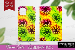 Halloween Phone Case PNG - Tie Dye Case PNG Sublimation Product Image 1