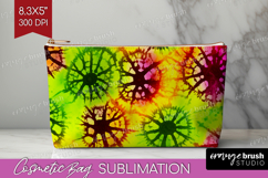 Halloween Cosmetic Bag - Tie Dye Makeup Bag PNG Sublimation Product Image 1