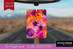 Halloween Air Freshener PNG - Tie Dye PNG Sublimation Product Image 1