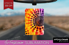 Halloween Air Freshener PNG - Tie Dye PNG Sublimation Product Image 1