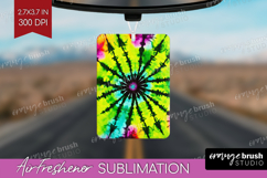 Halloween Air Freshener PNG - Tie Dye PNG Sublimation Product Image 1
