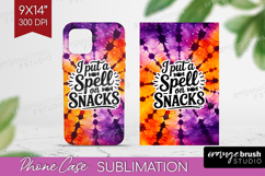 Sarcastic Halloween Quote Phone Case PNG - Tie Dye Case PNG Product Image 1