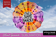 Sarcastic Halloween Quote Wind Spinner Sublimation PNG - Tie Product Image 1