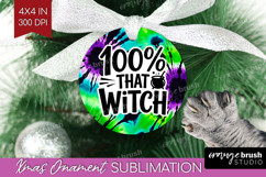 Sarcastic Halloween Quote Ornament PNG - Tie Dye PNG Product Image 1
