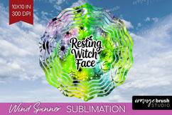 Sarcastic Halloween Quote Wind Spinner Sublimation PNG - Tie Product Image 1