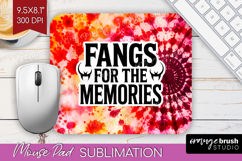 Sarcastic Halloween Quote Mouse Pad Sublimation - Tie Dye Product Image 1