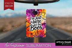 Sarcastic Halloween Quote Air Freshener PNG - Tie Dye PNG Product Image 1
