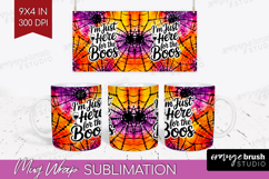 Sarcastic Halloween Quote Mug Wrap - Tie Dye Mug PNG Product Image 1