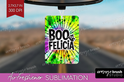 Sarcastic Halloween Quote Air Freshener PNG - Tie Dye PNG Product Image 1