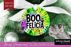 Sarcastic Halloween Quote Ornament PNG - Tie Dye PNG Product Image 1