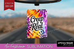Sarcastic Halloween Quote Air Freshener PNG - Tie Dye PNG Product Image 1