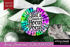Sarcastic Halloween Quote Ornament PNG - Tie Dye PNG Product Image 1