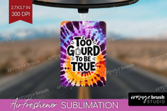 Sarcastic Halloween Quote Air Freshener PNG - Tie Dye PNG Product Image 1