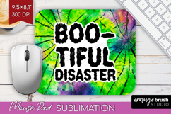 Sarcastic Halloween Quote Mouse Pad Sublimation - Tie Dye Product Image 1