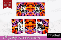 Sarcastic Halloween Quote Mug Wrap - Tie Dye Mug PNG Product Image 1