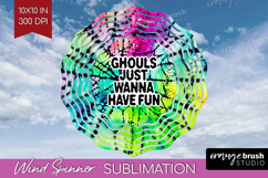 Sarcastic Halloween Quote Wind Spinner Sublimation PNG - Tie Product Image 1