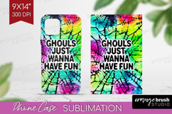 Sarcastic Halloween Quote Phone Case PNG - Tie Dye Case PNG Product Image 1