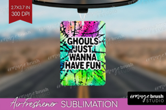 Sarcastic Halloween Quote Air Freshener PNG - Tie Dye PNG Product Image 1
