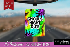 Sarcastic Halloween Quote Air Freshener PNG - Tie Dye PNG Product Image 1