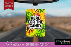 Sarcastic Halloween Quote Air Freshener PNG - Tie Dye PNG Product Image 1