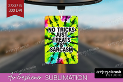 Sarcastic Halloween Quote Air Freshener PNG - Tie Dye PNG Product Image 1