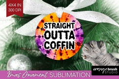 Sarcastic Halloween Quote Ornament PNG - Tie Dye PNG Product Image 1