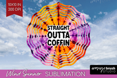 Sarcastic Halloween Quote Wind Spinner Sublimation PNG - Tie Product Image 1