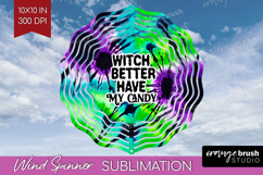 Sarcastic Halloween Quote Wind Spinner Sublimation PNG - Tie Product Image 1