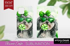 Havanese St. Patricks Day Dog Phone Case PNG Dog Case PNG Product Image 1