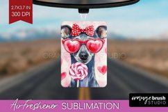 Italian Greyhound Valentine Air Freshener PNG Valentines Day Product Image 1
