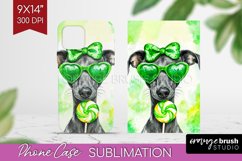 Italian Greyhound St. Patricks Day Dog Phone Case PNG Dog Product Image 1