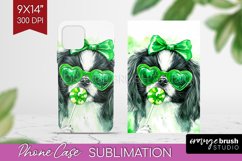 Japanese Chin St. Patricks Day Dog Phone Case PNG Dog Case Product Image 1