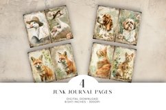 Junk Journal Digital Paper Bi-fold Product Image 1