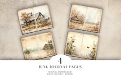 Junk Journal Digital Paper Bi-fold Product Image 1