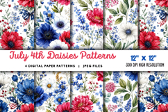 July Daisies Patterns JPG Product Image 1