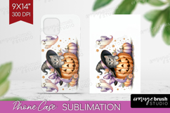 Kitten Halloween Phone Case PNG Coquette Case PNG Product Image 1