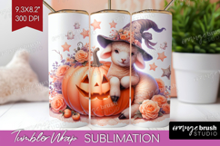 Lamb Halloween Tumbler Wrap Coquette Tumbler PNG Sublimation Product Image 1
