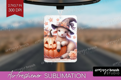 Lamb Halloween Air Freshener PNG Coquette PNG Sublimation Product Image 1