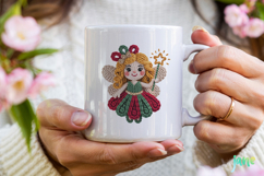 Latch Hook Yarn Christmas Clipart Product Image 4