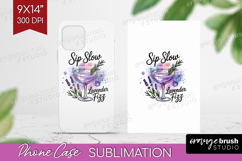 Lavender Fizz Cocktail Phone Case PNG Summer Drink Case PNG Product Image 1