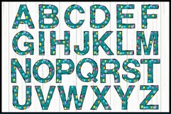 4 Christmas Alphabet Bundle,Decorative ABC Sublimation Files Product Image 10