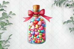 Love Bottle Valentine’s Day Sublimation Product Image 1