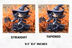 Halloween Tumbler Wrap | Quilling Witch Tumbler Wrap Product Image 2