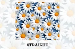 3D Daisy Flower Tumbler Wrap | 3D Tumbler wrap Product Image 3