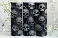 Creepy Halloween Tumbler Wrap PNG | Halloween Tumbler Product Image 2