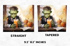 Halloween Tumbler Wrap | Halloween Monster| Halloween PNG Product Image 2