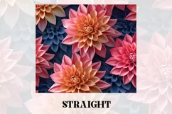 3D Flower Tumbler Wrap | 3D Tumbler wrap | 3d Sublimation Product Image 2