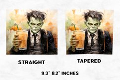Halloween Tumbler Wrap | Halloween Monster| Halloween PNG Product Image 2