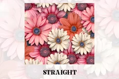 3D Flower Tumbler Wrap | 3D Tumbler wrap | 3d Sublimation Product Image 3